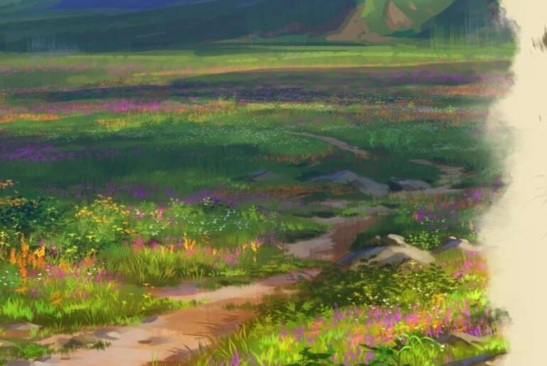 procreate grass brush