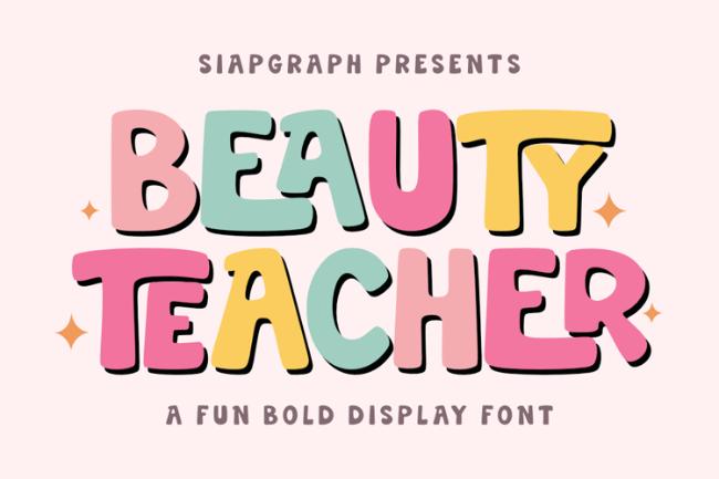 back to school font