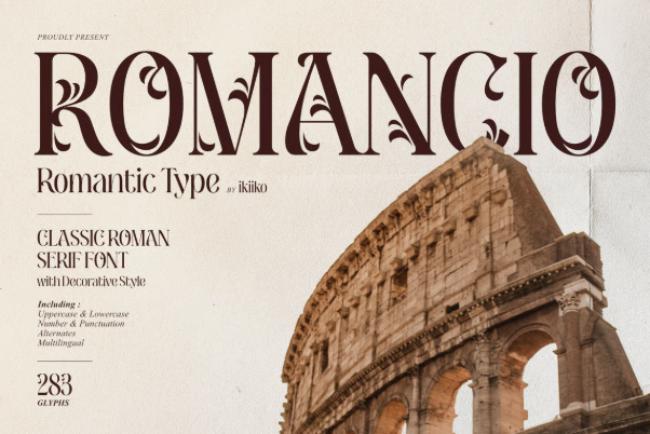 italian font