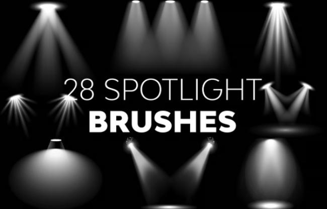 spotlight Photoshop brush effect