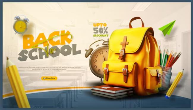back to school banner