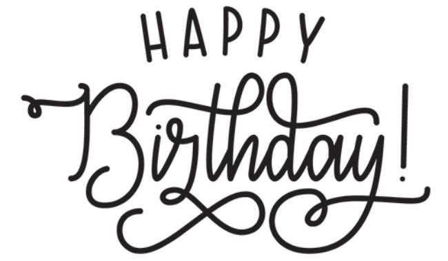 happy birthday font