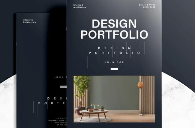 interior design portfolio template