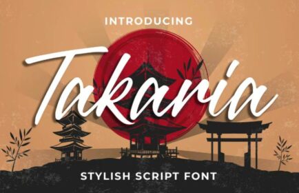 20 Beautiful Japanese Calligraphy Fonts - Designbeep