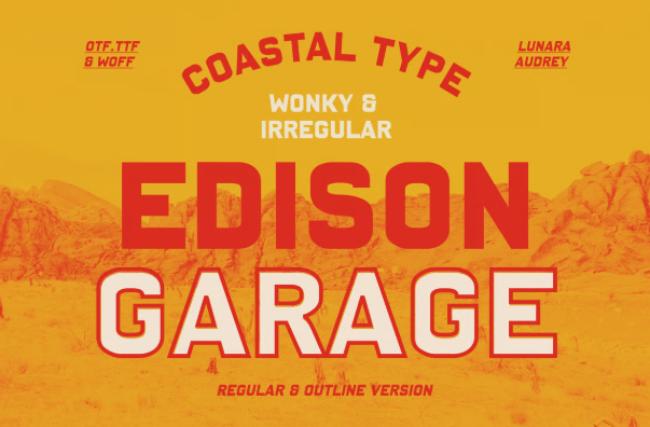 Construction fonts