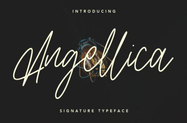 angel font