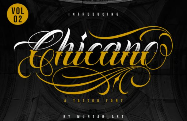 Chicano Vol. 02 gangster font style