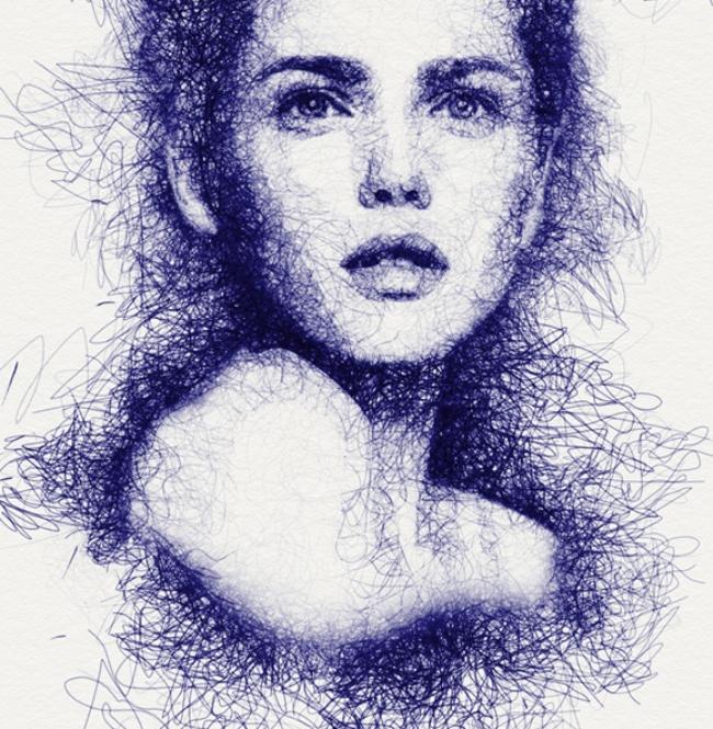 portrait sketch photoshop action