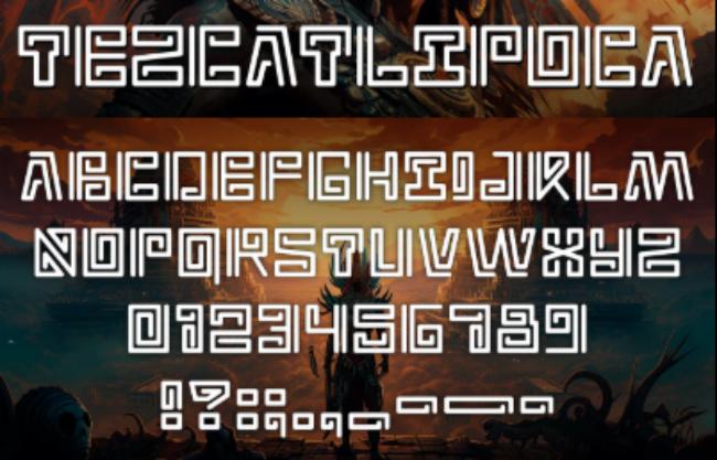 aztec font