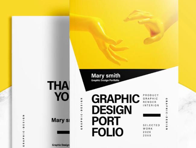 modern graphic design portfolio template