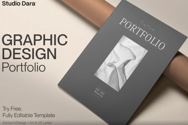 graphic design portfolio template free