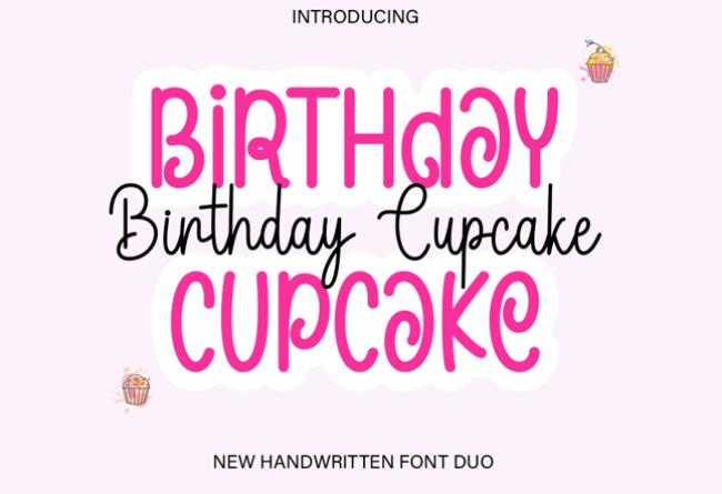 happy birthday font