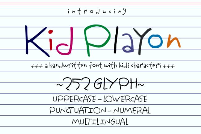 back to school font