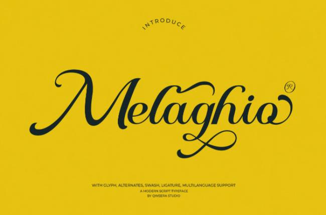 italian font