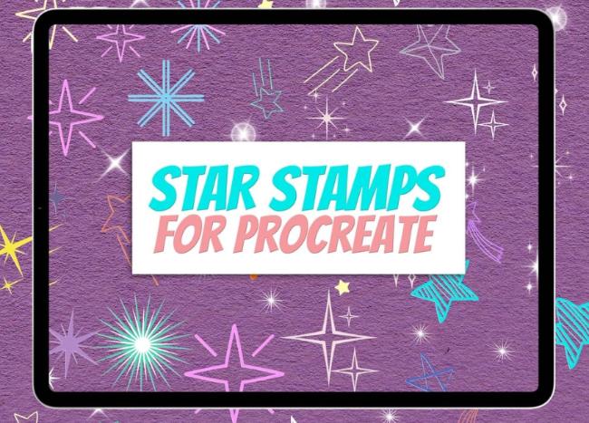 Procreate star brush