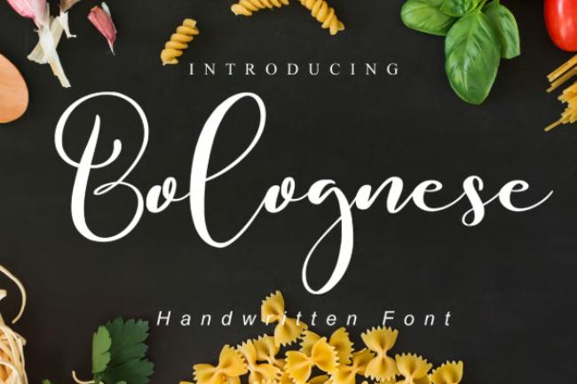 italian font