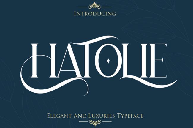 retro font