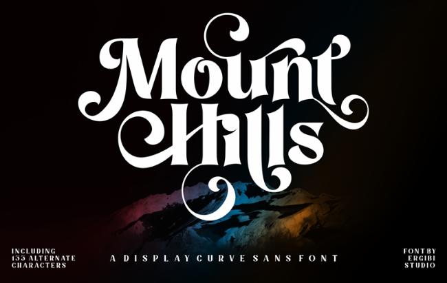 retro font