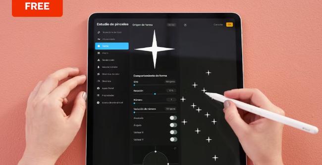 Procreate star brush