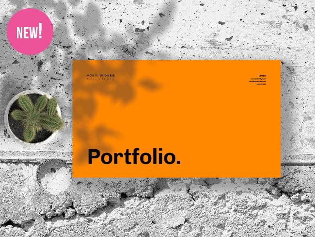 free portfolio template for designers