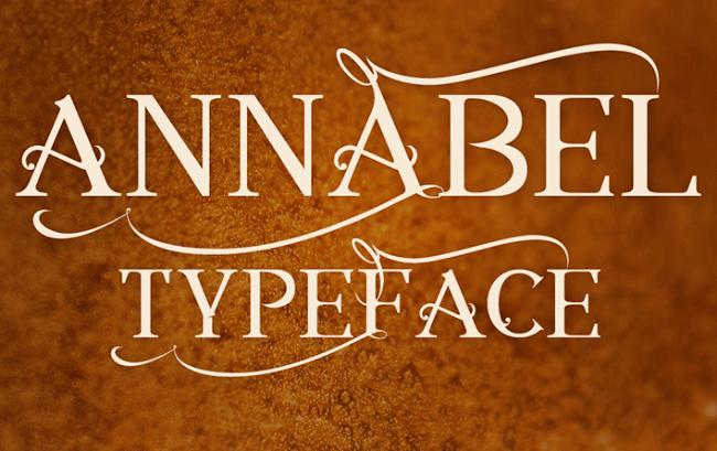 retro font