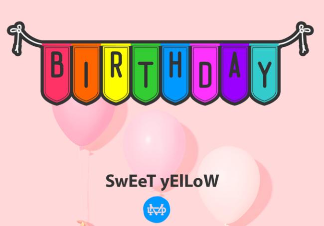 happy birthday font