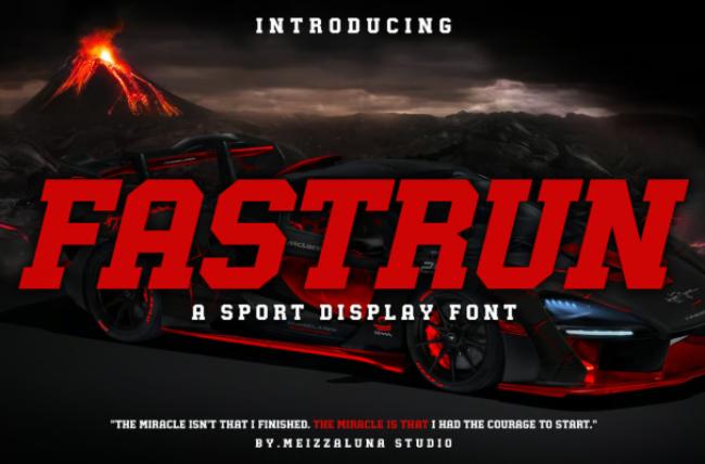 speed font