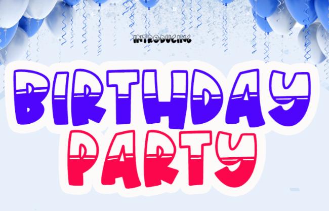happy birthday font