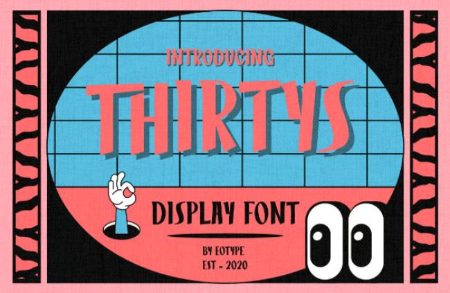 1930s font