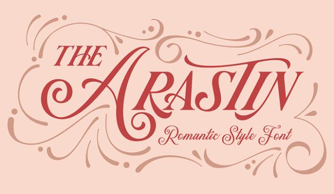 retro font