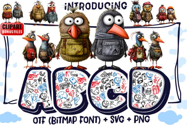 happy birthday font