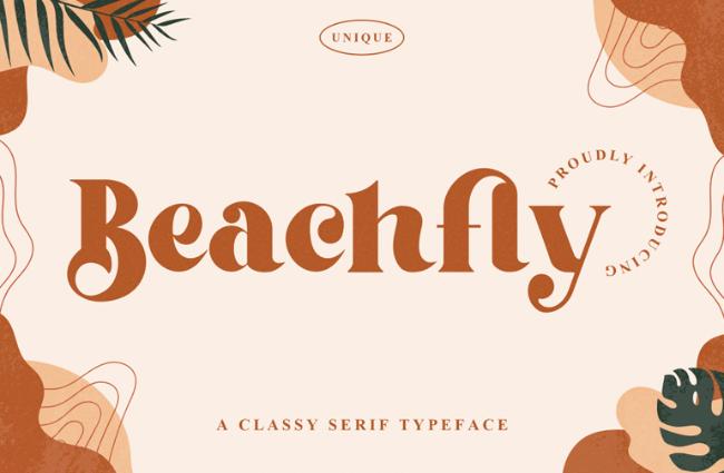 retro font
