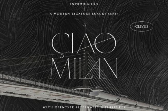 italian font