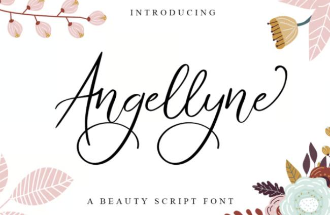 angel font
