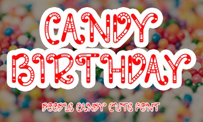 happy birthday font