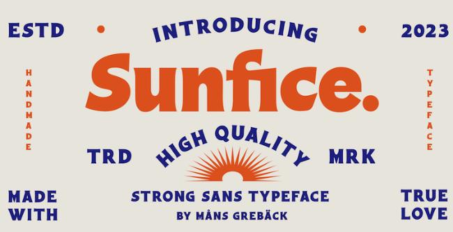 retro font