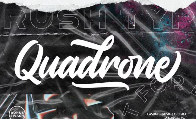Quadrone font
