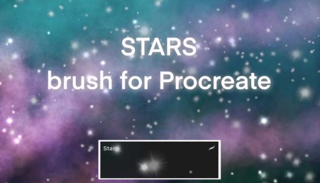 Procreate star brush