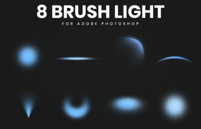 light and spotlight brush Photoshop pack