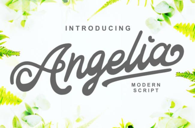angel font
