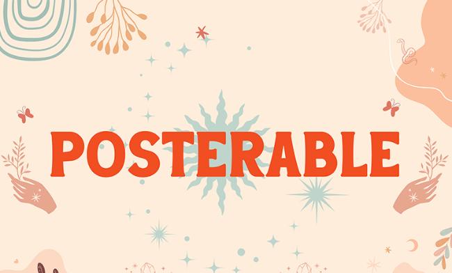 retro font