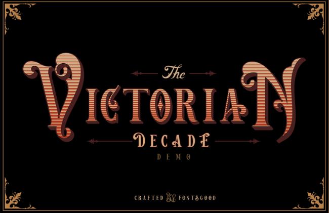 retro font