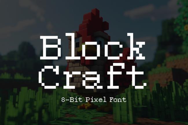 Block Craft Font
