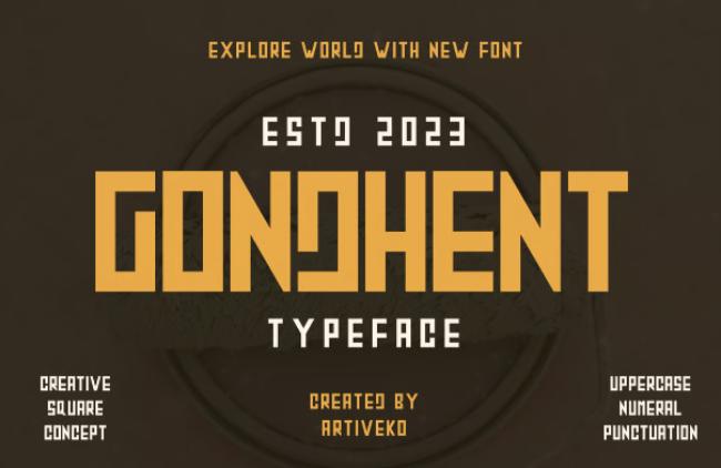 Construction fonts