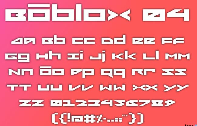 roblox font