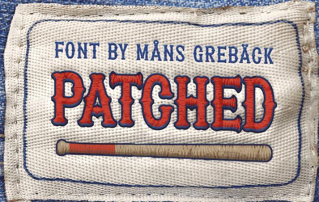 retro font