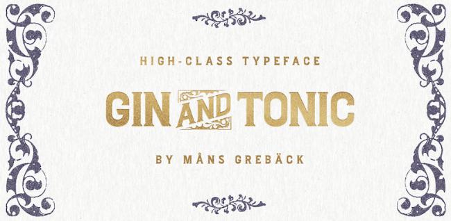 retro font