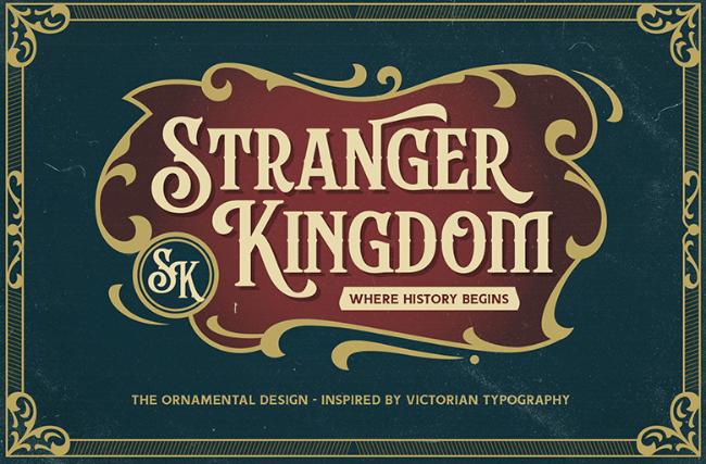 retro font