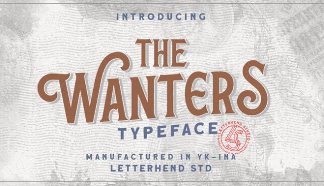 retro font