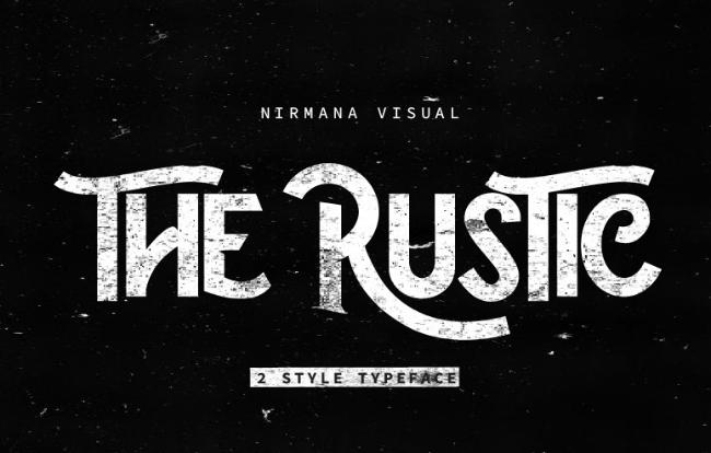 retro font